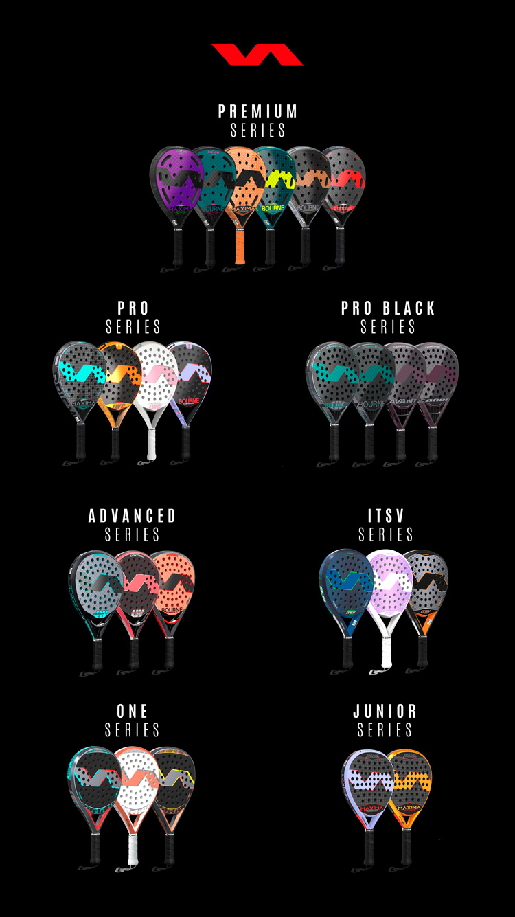 Formatos de palas de padel Varlion